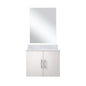 Geneva 24 in W x  in D Glossy White Single Bath Vanity