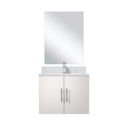 Geneva 24 in W x  in D Glossy White Single Bath Vanity