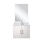 Geneva 24 in W x  in D Glossy White Single Bath Vanity