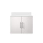 Geneva 24 in. W x 22 in. D Glossy White Bath Vanity
