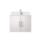 Geneva 24 in. W x 22 in. D Glossy White Bath Vanity