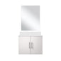 Geneva 24 in W x  in D Glossy White Single Bath Vanity