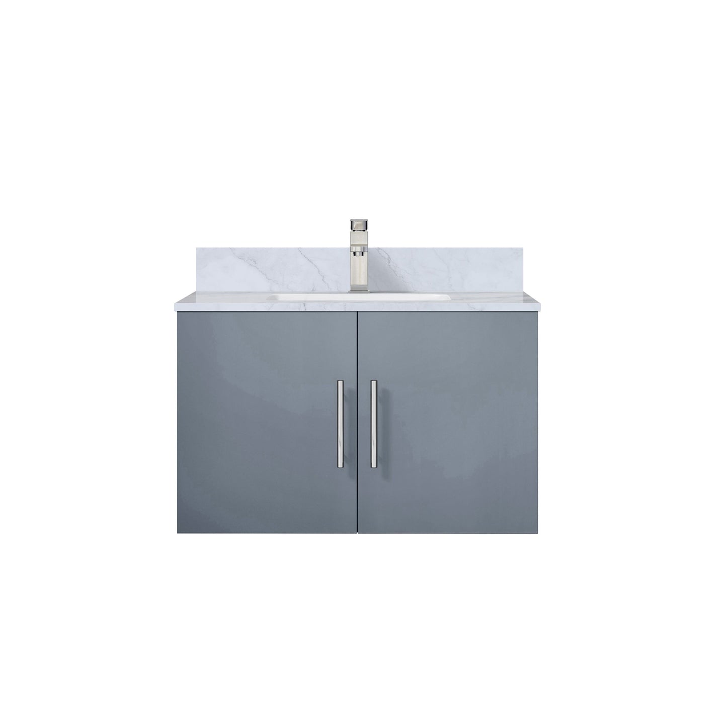Geneva 30 in. W x 22 in. D Dark Grey Bath Vanity