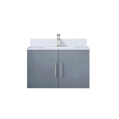 Geneva 30 in. W x 22 in. D Dark Grey Bath Vanity