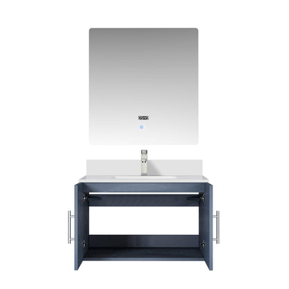 Geneva 30 in. W x 22 in. D Dark Grey Bath Vanity