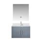 Geneva 30 in. W x 22 in. D Dark Grey Bath Vanity
