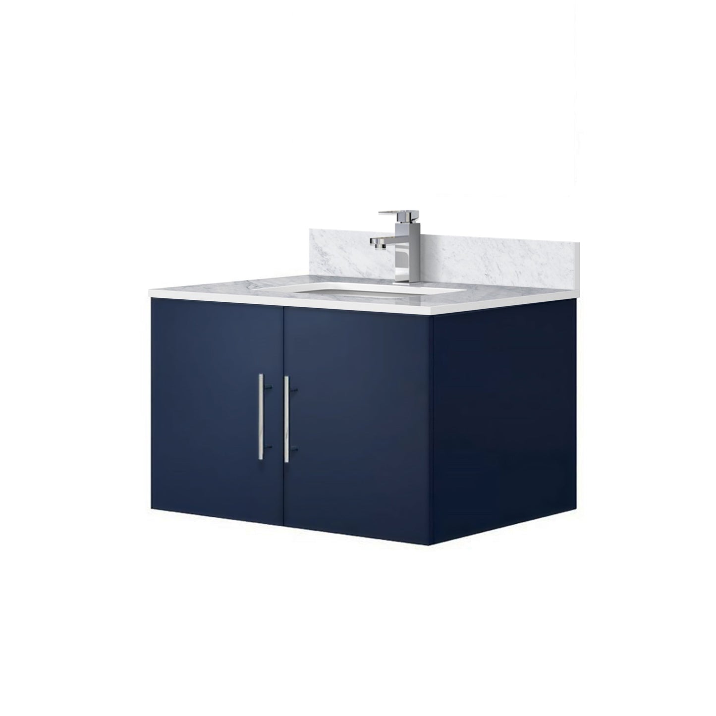Geneva 30 in. W x 22 in. D Navy Blue Bath Vanity