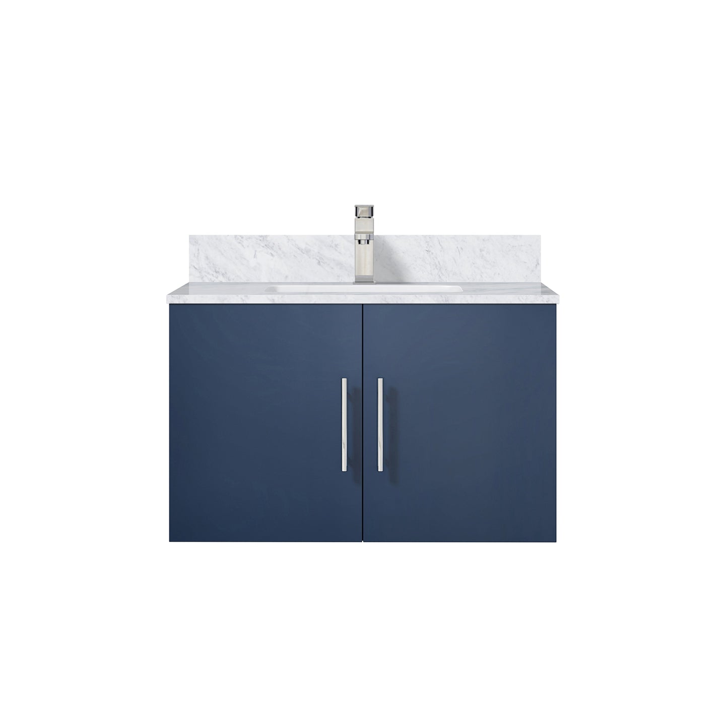 Geneva 30 in. W x 22 in. D Navy Blue Bath Vanity