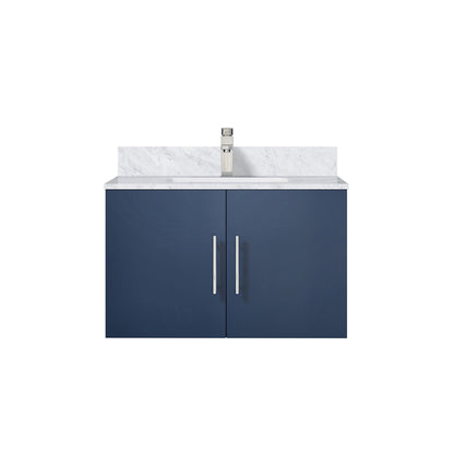Geneva 30 in. W x 22 in. D Navy Blue Bath Vanity