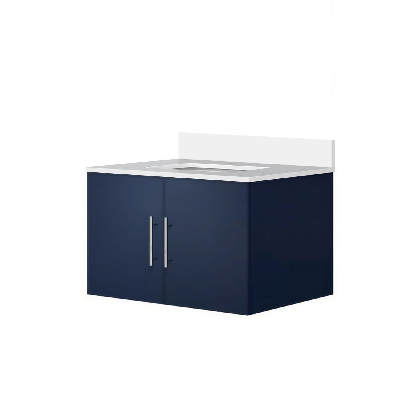 Geneva 30 in. W x 22 in. D Navy Blue Bath Vanity