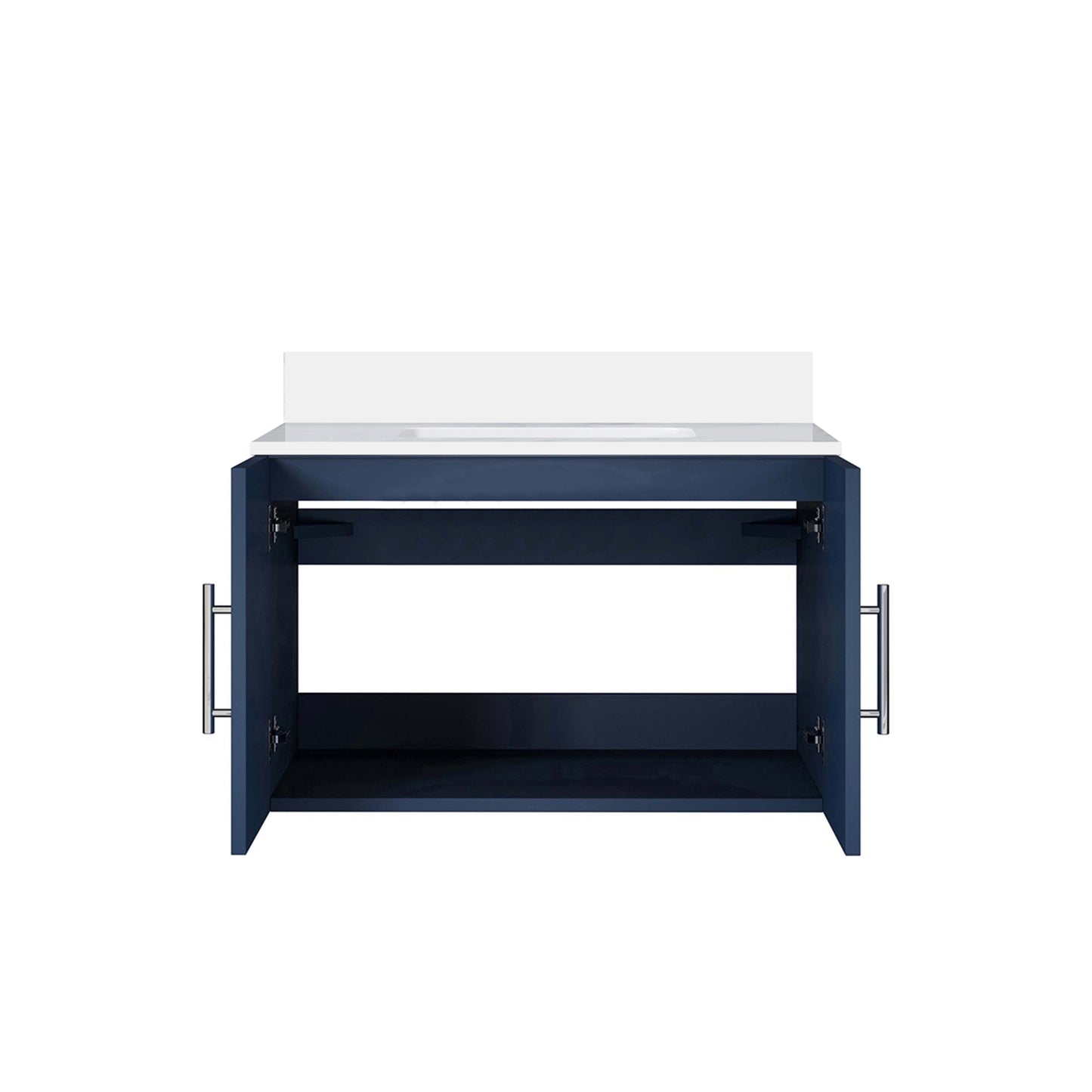 Geneva 30 in. W x 22 in. D Navy Blue Bath Vanity