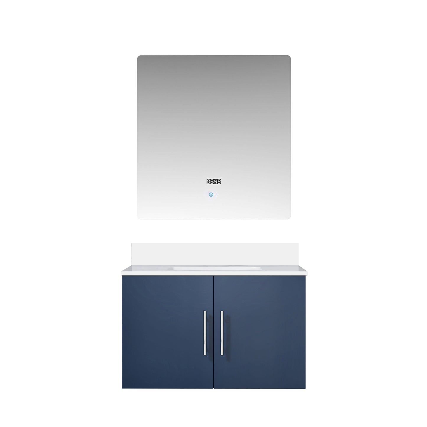 Geneva 30 in. W x 22 in. D Navy Blue Bath Vanity