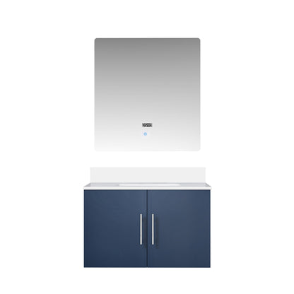 Geneva 30 in. W x 22 in. D Navy Blue Bath Vanity