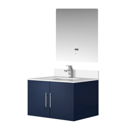 Geneva 30 in. W x 22 in. D Navy Blue Bath Vanity