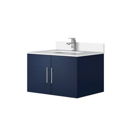 Geneva 30 in. W x 22 in. D Navy Blue Bath Vanity