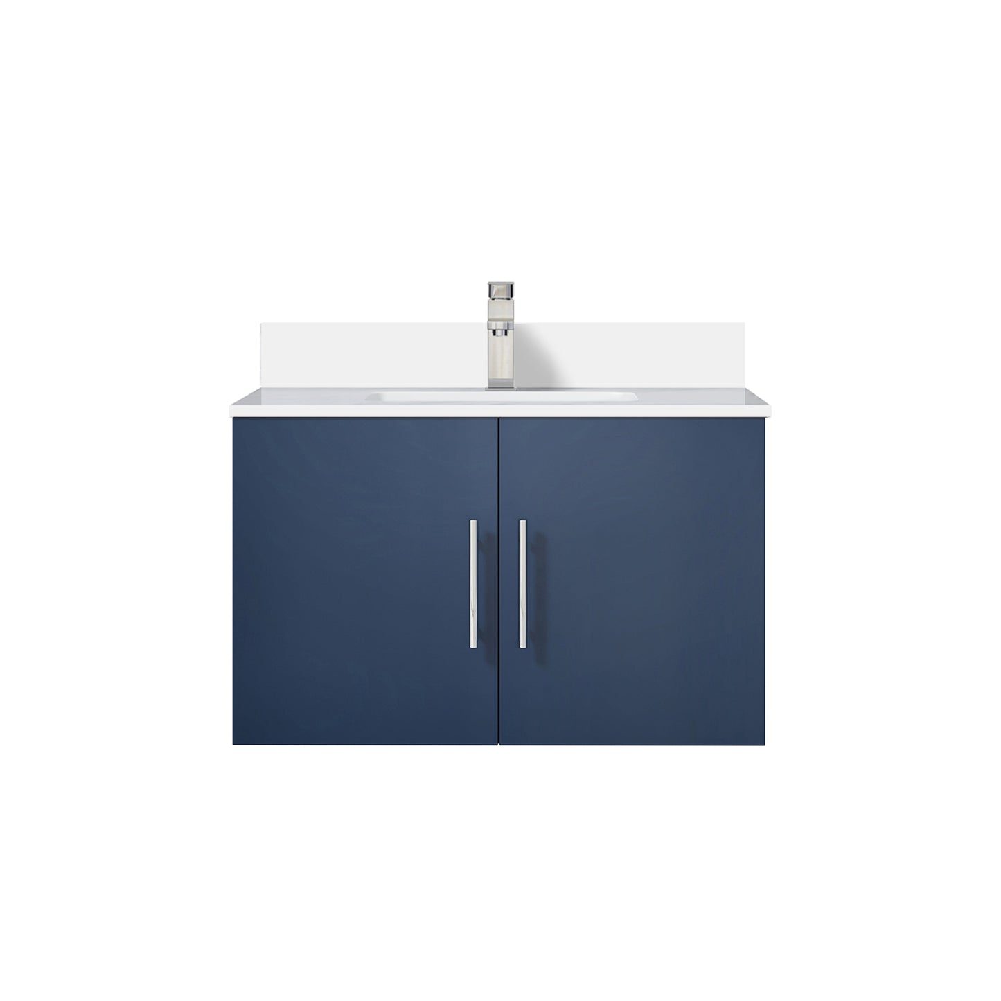 Geneva 30 in. W x 22 in. D Navy Blue Bath Vanity