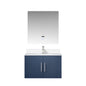 Geneva 30 in. W x 22 in. D Navy Blue Bath Vanity