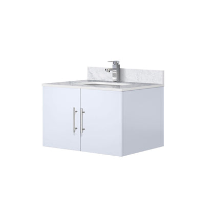 Geneva 30 in. W x 22 in. D Glossy White Bath Vanity