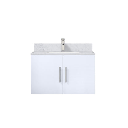 Geneva 30 in. W x 22 in. D Glossy White Bath Vanity
