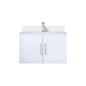 Geneva 30 in. W x 22 in. D Glossy White Bath Vanity