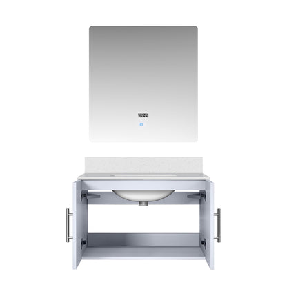 Geneva 30 in. W x 22 in. D Glossy White Bath Vanity