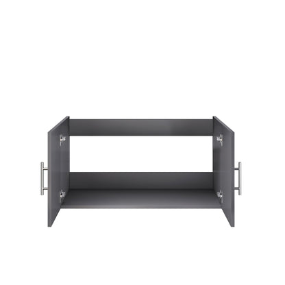 Geneva 36 in. W x 22 in. D Dark Grey Bath Vanity