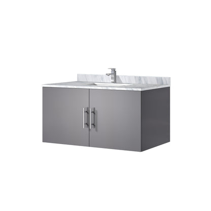 Geneva 36 in. W x 22 in. D Dark Grey Bath Vanity