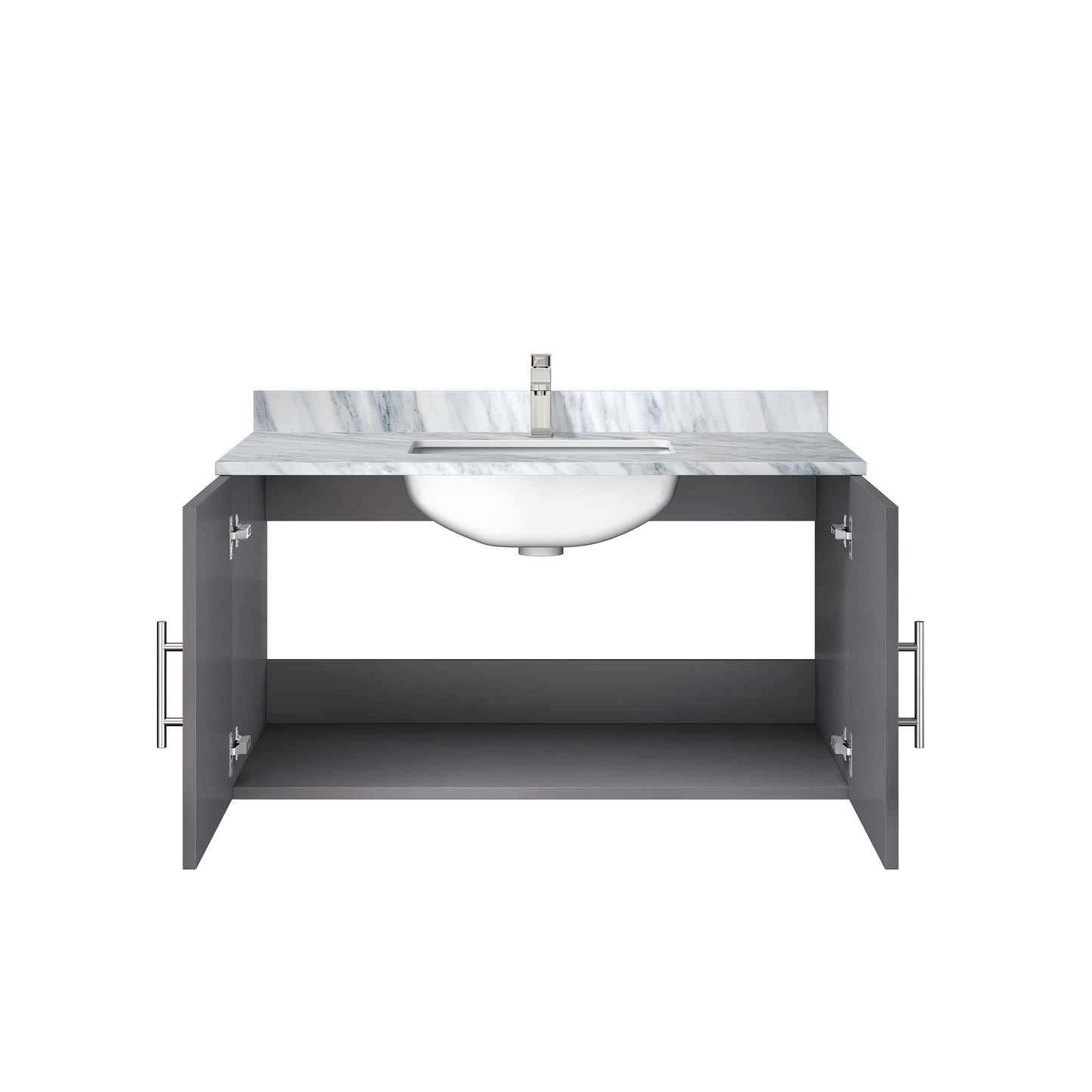 Geneva 36 in. W x 22 in. D Dark Grey Bath Vanity