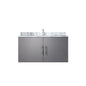 Geneva 36 in. W x 22 in. D Dark Grey Bath Vanity
