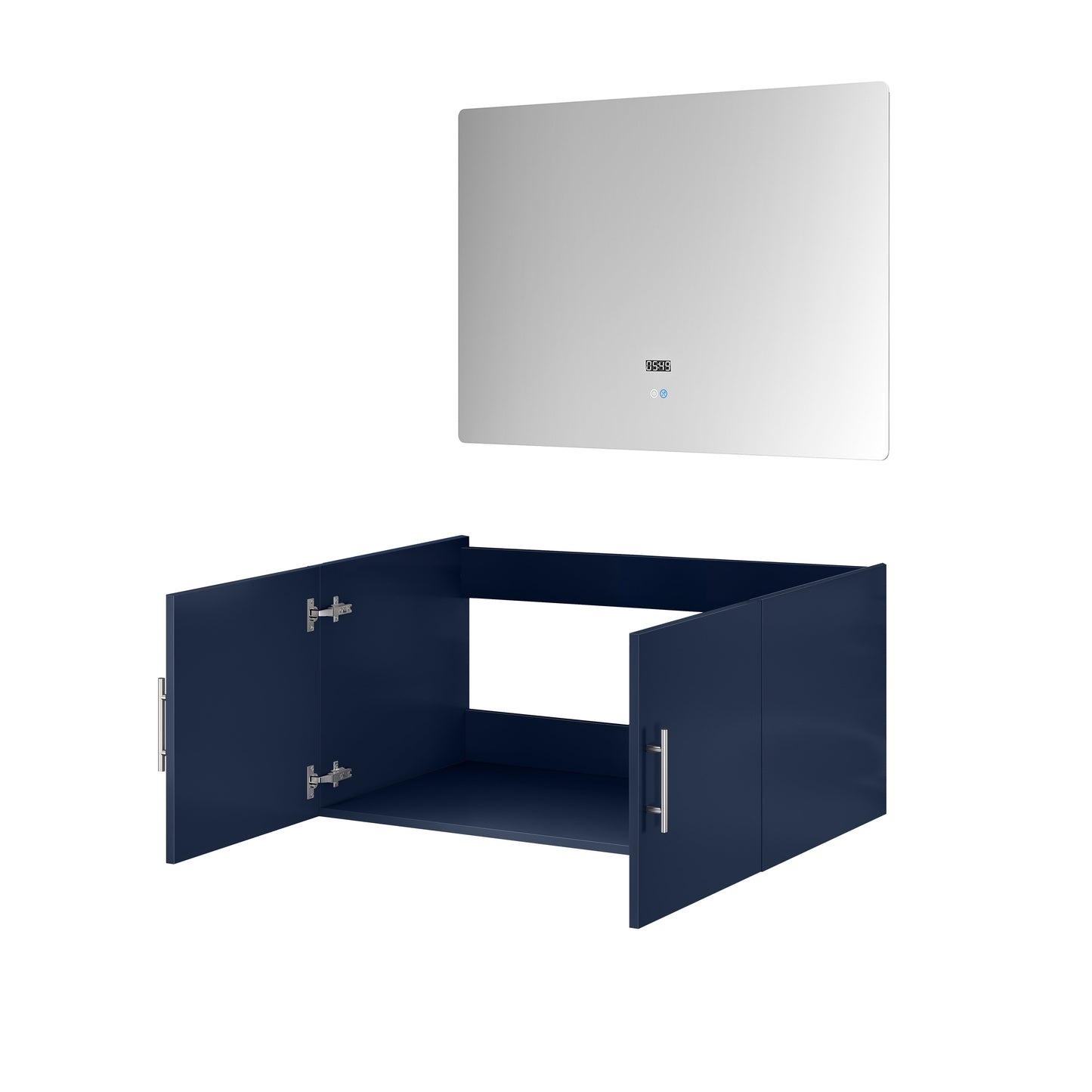 Geneva 36 in. W x 22 in. D Navy Blue Bath Vanity