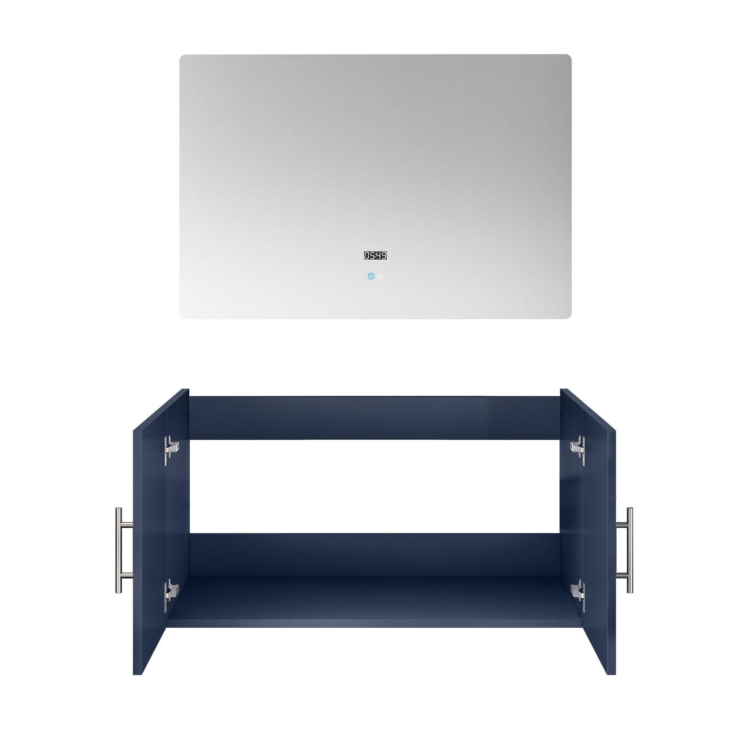Geneva 36 in. W x 22 in. D Navy Blue Bath Vanity
