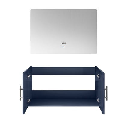Geneva 36 in. W x 22 in. D Navy Blue Bath Vanity