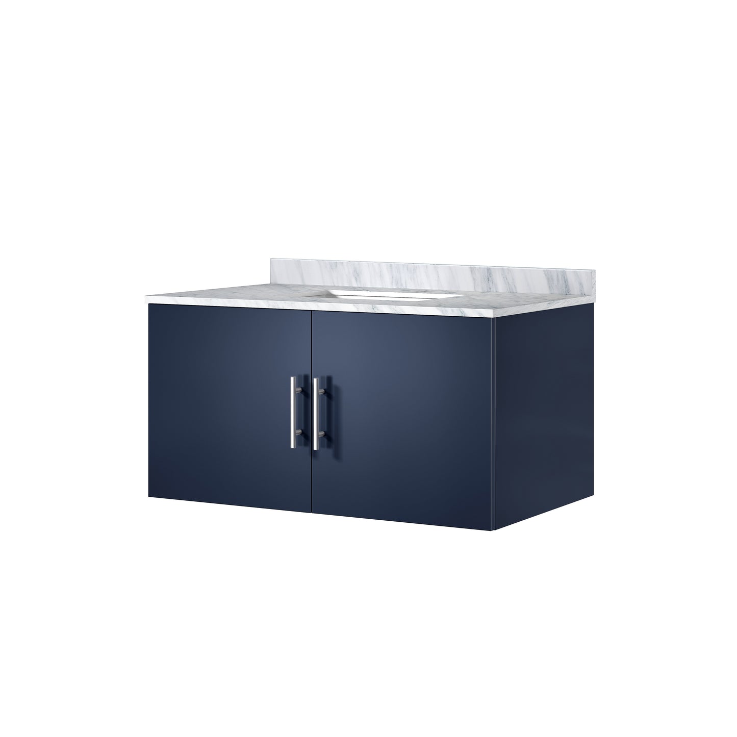 Geneva 36 in. W x 22 in. D Navy Blue Bath Vanity