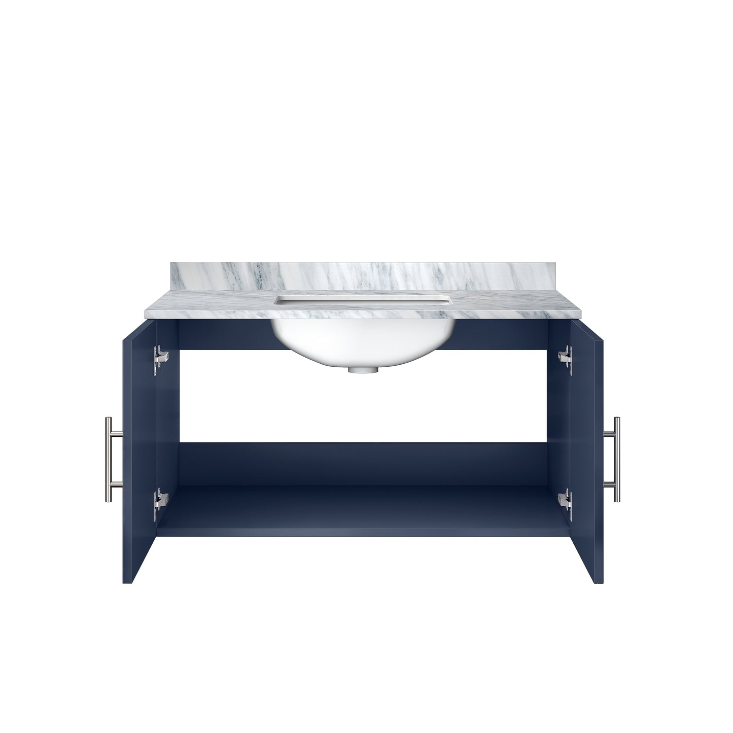 Geneva 36 in. W x 22 in. D Navy Blue Bath Vanity