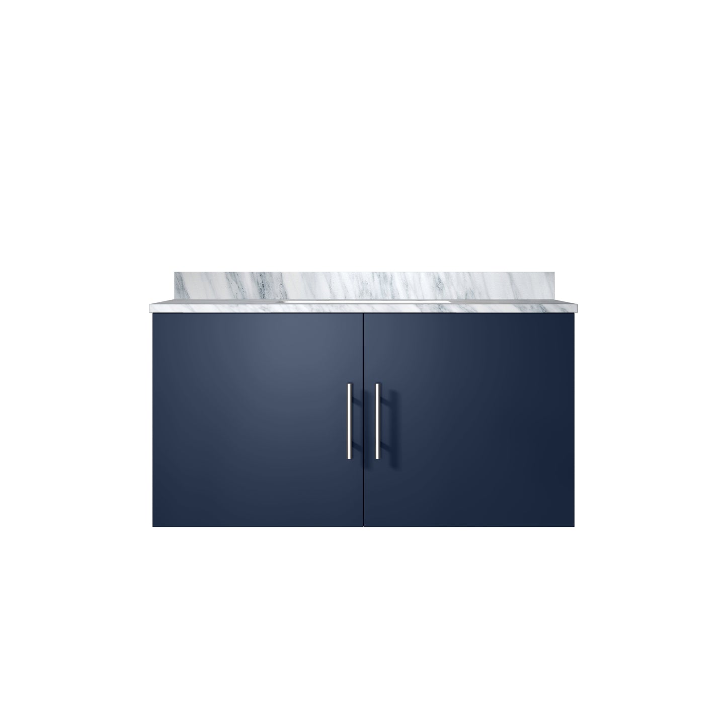 Geneva 36 in. W x 22 in. D Navy Blue Bath Vanity