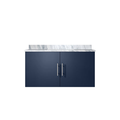 Geneva 36 in. W x 22 in. D Navy Blue Bath Vanity
