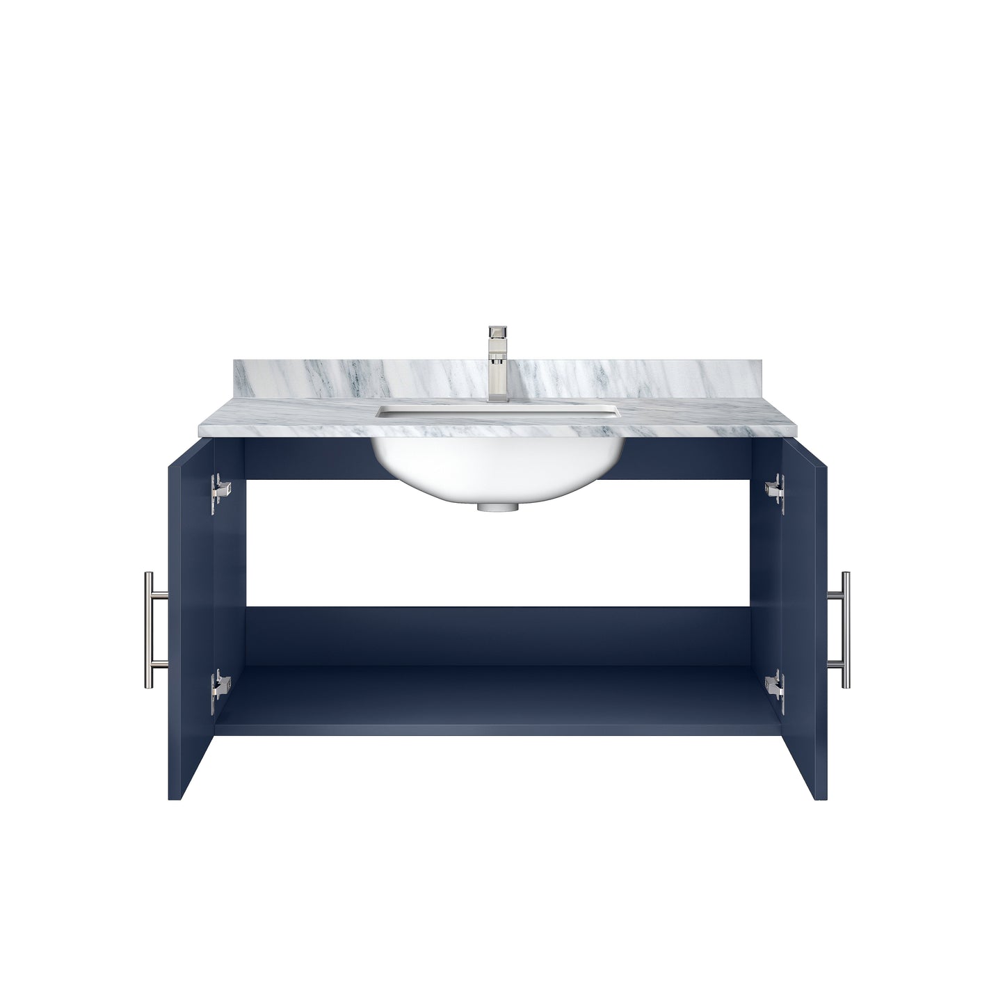 Geneva 36 in. W x 22 in. D Navy Blue Bath Vanity