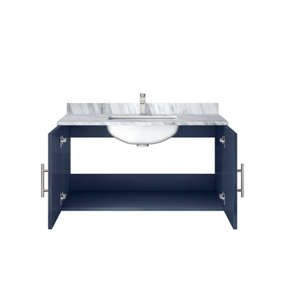 Geneva 36 in. W x 22 in. D Navy Blue Bath Vanity