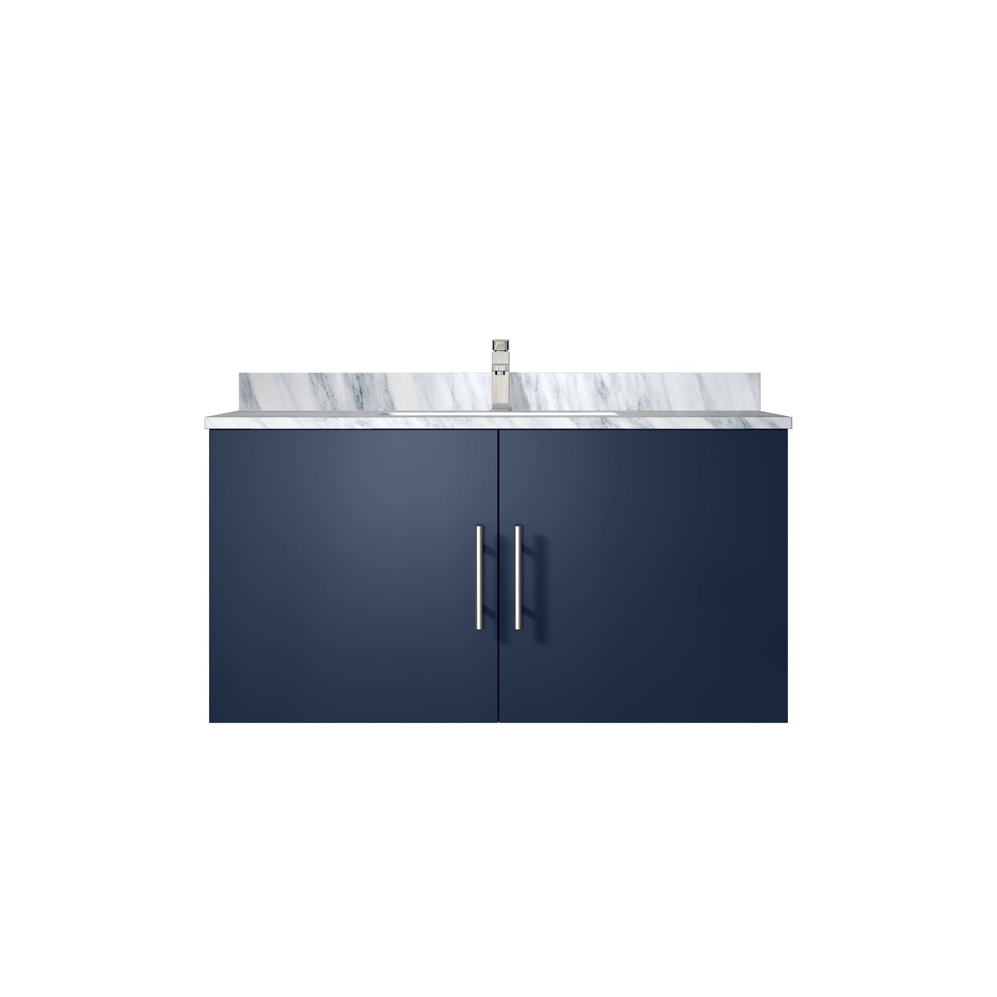 Geneva 36 in. W x 22 in. D Navy Blue Bath Vanity