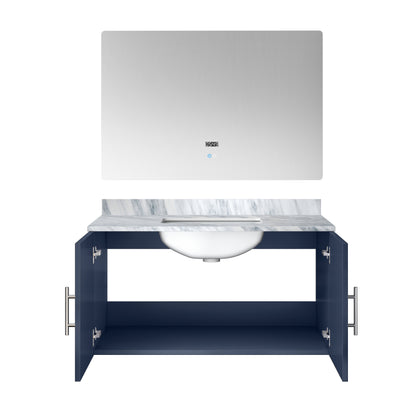 Geneva 36 in. W x 22 in. D Navy Blue Bath Vanity