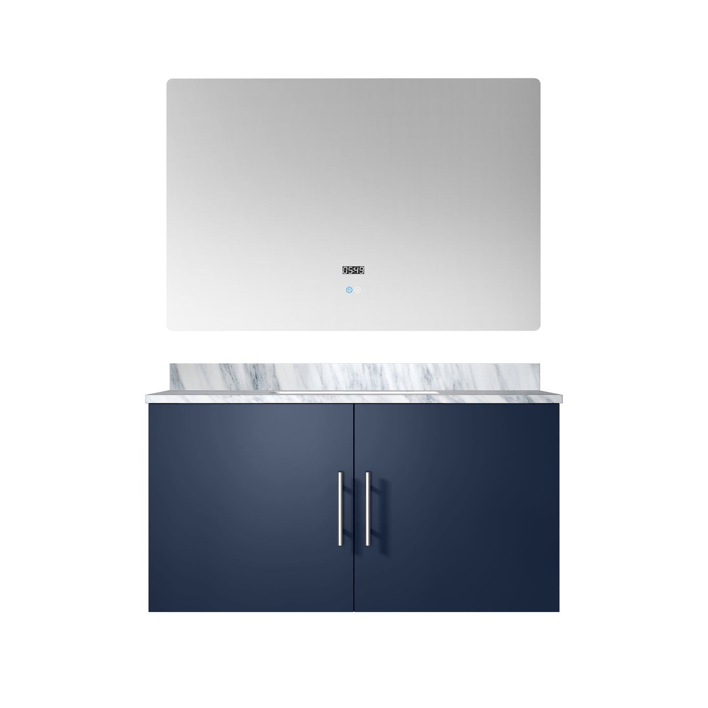 Geneva 36 in. W x 22 in. D Navy Blue Bath Vanity