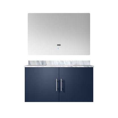 Geneva 36 in. W x 22 in. D Navy Blue Bath Vanity