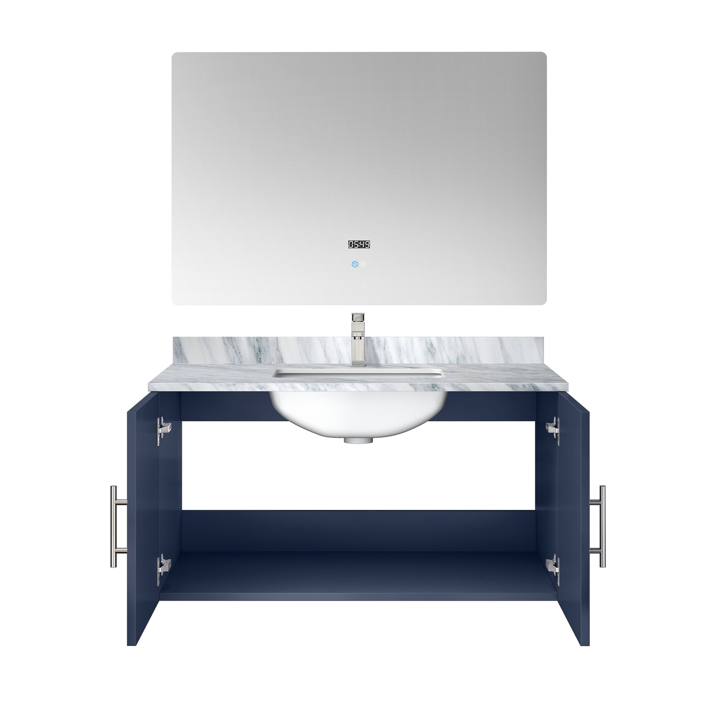 Geneva 36 in. W x 22 in. D Navy Blue Bath Vanity