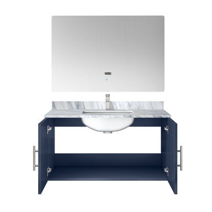 Geneva 36 in. W x 22 in. D Navy Blue Bath Vanity