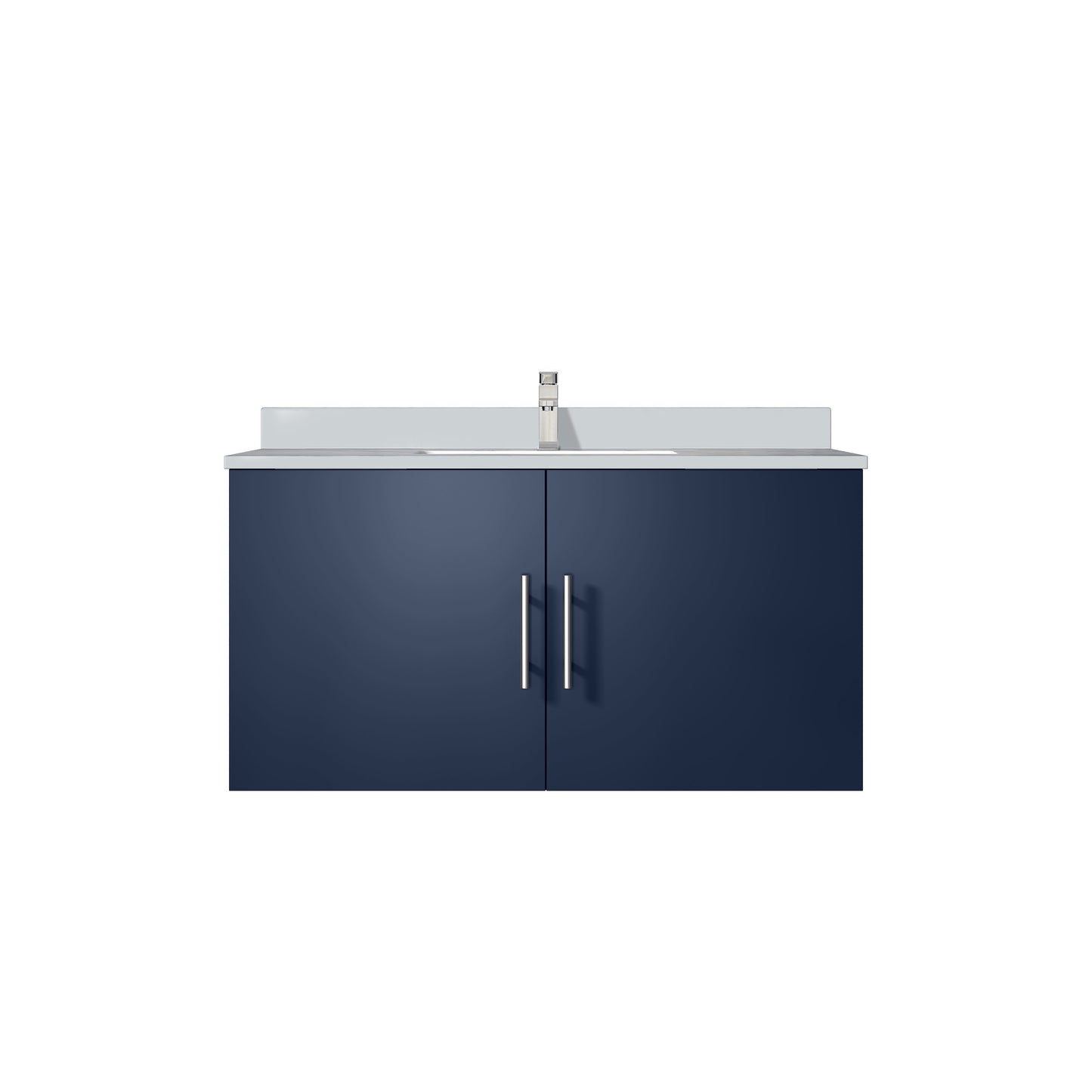 Geneva 36 in. W x 22 in. D Navy Blue Bath Vanity