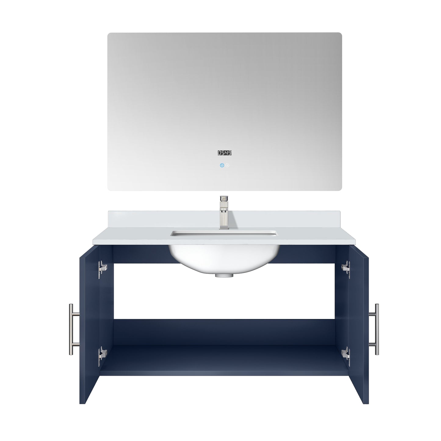 Geneva 36 in. W x 22 in. D Navy Blue Bath Vanity