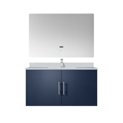Geneva 36 in. W x 22 in. D Navy Blue Bath Vanity