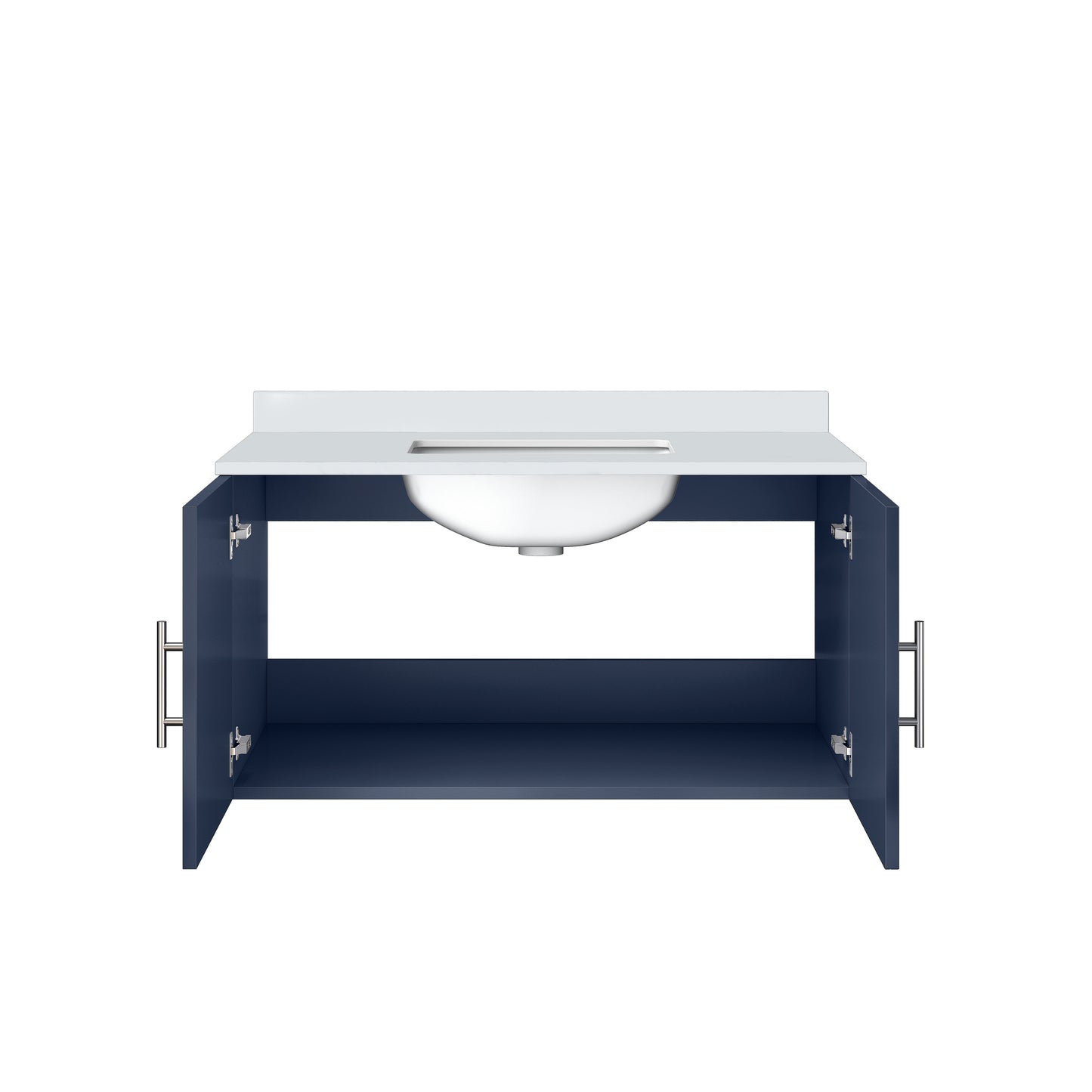 Geneva 36 in. W x 22 in. D Navy Blue Bath Vanity
