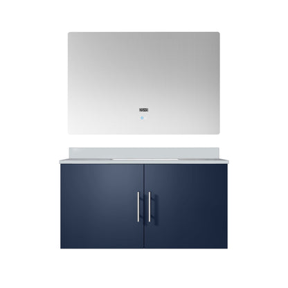 Geneva 36 in. W x 22 in. D Navy Blue Bath Vanity