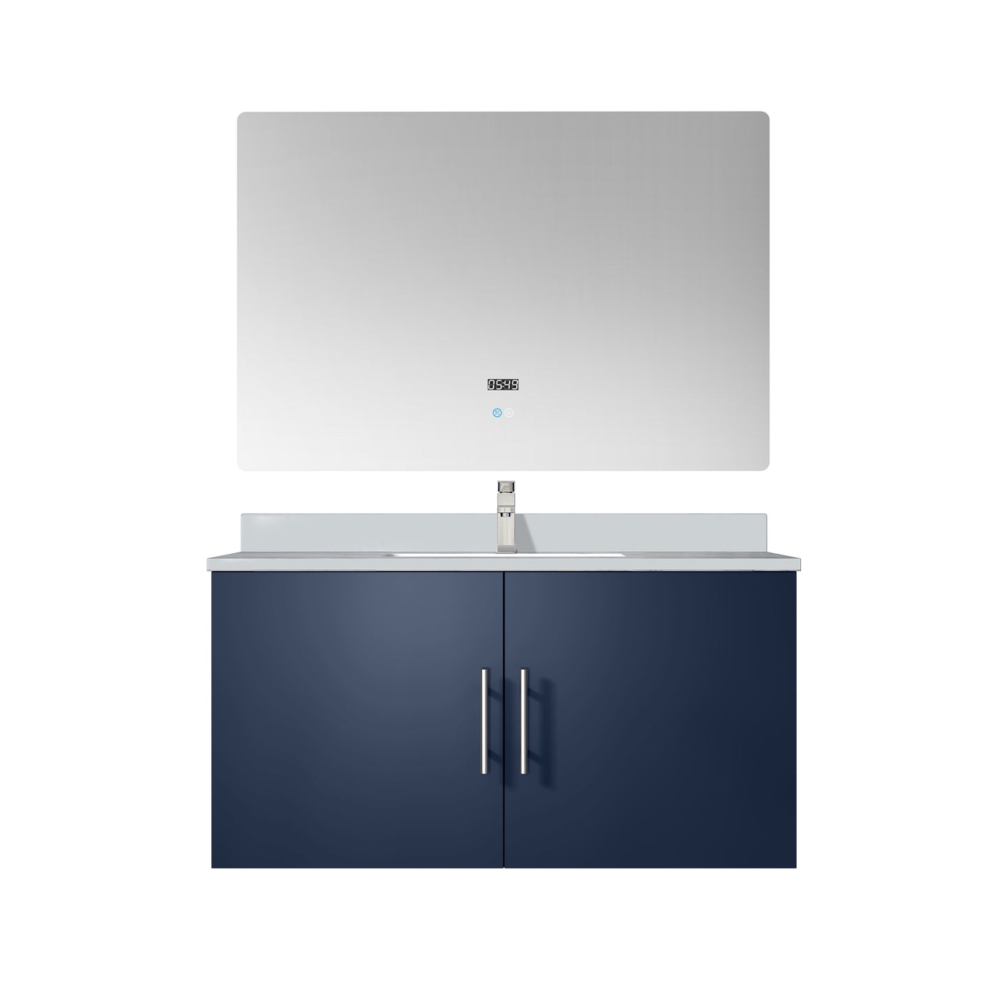 Geneva 36 in. W x 22 in. D Navy Blue Bath Vanity